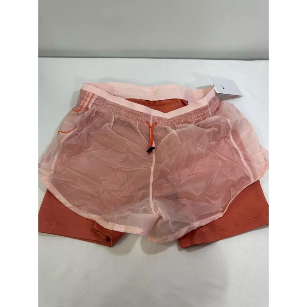 Nike Womens Size S Icon Clash Tempo Luxe Mid-Rise Running Shorts DM7739-610 New